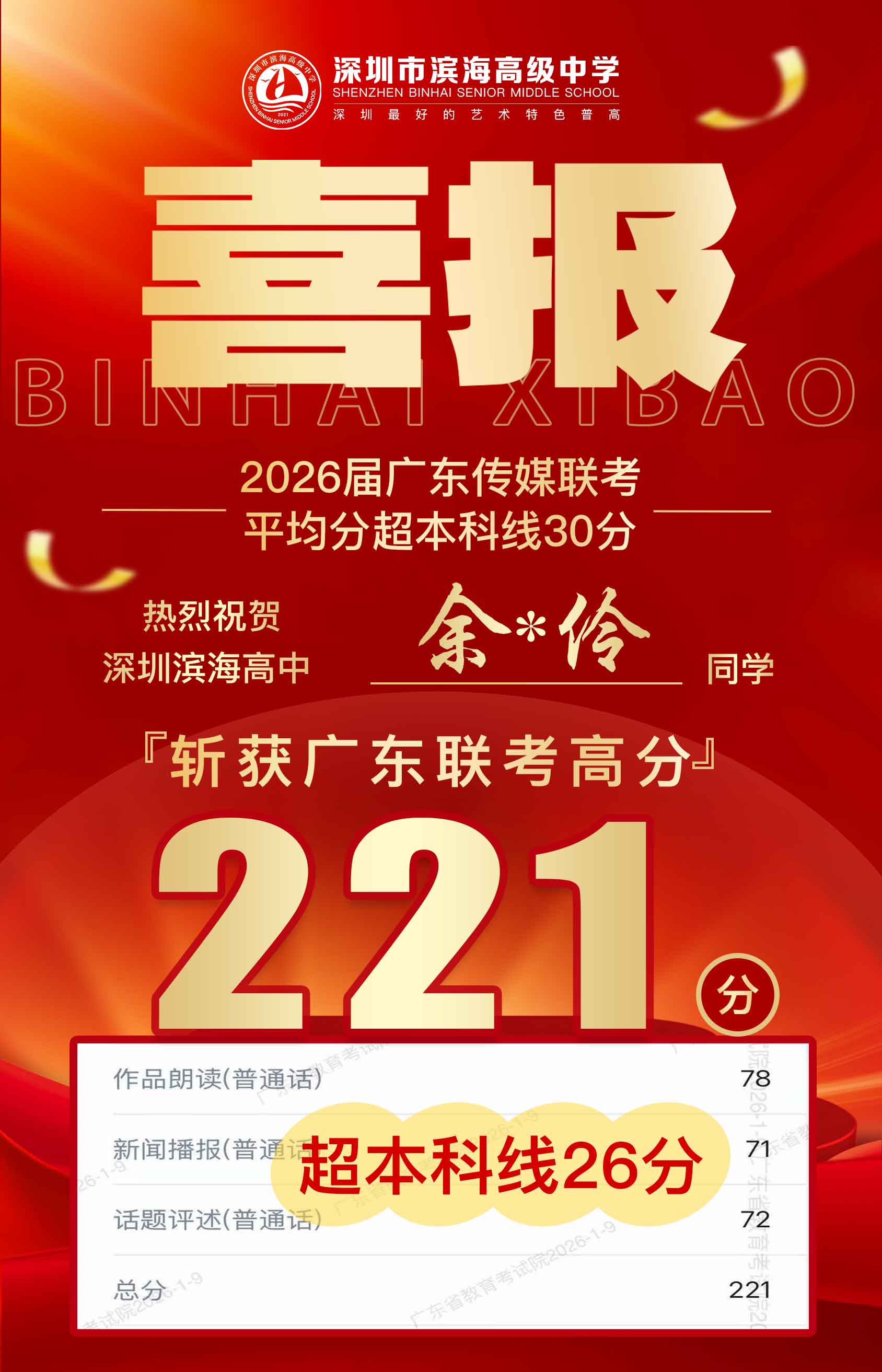 传媒联考-余蕊伶